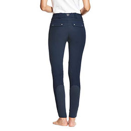 Produktbild von Ariat Tri Factor Grip Knee Patch Reithose für Damen in Weiß Größe 34IN