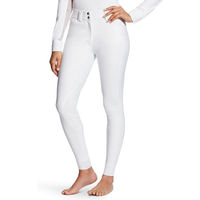 Produktbild von Ariat Tri Factor Knee Grip Classic Reithose Damen mit Kniebesatz Weiß 36 Lang