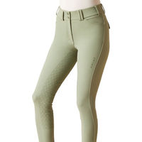 Produktbild von Ariat Tri Factor Vollgrip Reithose Damen Grün Größe 32