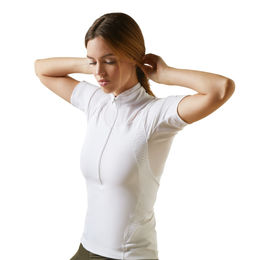 Produktbild von Ariat Turniershirt AR Ascent Damen Kurzarm Weiß