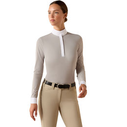 Produktbild von Ariat Turniershirt AR Breathe 261 Damen Grau wasserabweisend