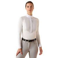 Produktbild von Ariat Turniershirt AR Solveil 261 für Damen in Weiß wasserabweisend