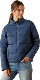 Ariat UltraPuff Daunenjacke für Damen zum Reiten in Blau Größe L – Bild 1 von 1