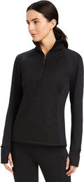 Ariat Venture Kapuzen-Sweatshirt Damen 1/2 Zip Schwarz XS – Bild 1 von 1