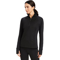 Produktbild von Ariat Venture Kapuzen-Sweatshirt Damen 1/2 Zip Schwarz XS