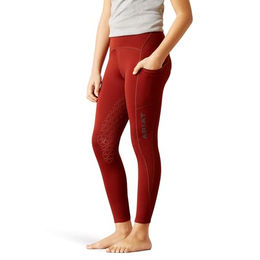 Produktbild von Ariat Venture Thermal Half Grip Reithose für Jugendliche Unisex Rot Medium