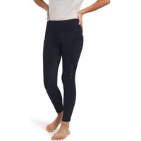 Produktbild von Ariat Venture Thermal Half Grip Reitleggings für Kinder in Schwarz Größe 176