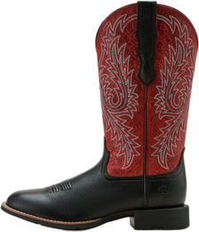 Produktbild von Ariat Westernstiefel Damen Round Up Toe StretchFit aus Leder Schwarz Größe 36,5 B