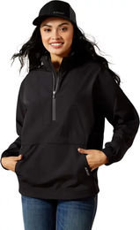 Ariat Whisper Reitjacke für Damen Schwarz Medium Wasserdicht aus Polyester – Bild 1 von 9