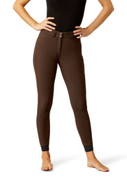 Produktbild von Ariat WMS Tri Factor Vivacity Heat Reithose für Damen mit Silikon Half Grip in Braun