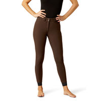 Produktbild von Ariat WMS Tri Factor Vivacity Heat Reithose für Damen mit Silikon Half Grip in Braun