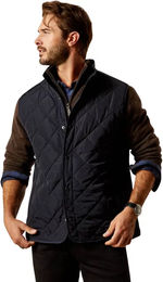 Produktbild von Ariat Woodside Daunenweste für Herren aus Polyester wasserabweisend in Blau oder Schwarz Größe S