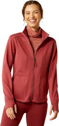 Produktbild von Ariat Zaphus Reit-Sweatshirt für Damen mit durchgehendem Reißverschluss in Rot Größe L