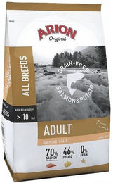 Arion Grain Free Trockenfutter Adult Lachs und Kartoffel getreidefrei und glutenfrei 12kg - 12 kg – Bild 1 von 3