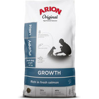 Produktbild von Arion Original Growth Puppy Large Hundefutter Lachs und Reis für große Welpen glutenfrei 12 kg