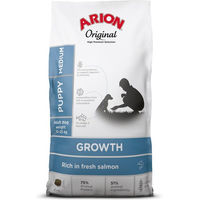Produktbild von Arion Original Growth Puppy Medium Hundefutter Lachs und Reis glutenfrei 2 kg