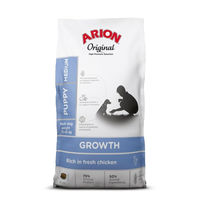 Produktbild von Arion Original Growth Puppy Medium Welpenfutter Huhn Getreidefrei 2kg - 2 kg