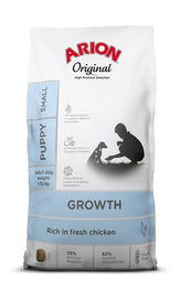 Arion Original Growth Puppy Small Trockenfutter Hühnchenreis für kleine Hunde Welpen Glutenfrei 7 kg - 7 kg – Bild 1 von 2