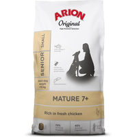 Produktbild von Arion Original Mature 7+ Senior Hundefutter für kleine Hunde mit Huhn und Reis glutenfrei monoprotein 7 kg