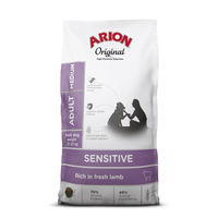 Produktbild von Arion Original Sensitive Adult Medium Trockenfutter für Hunde mit Lamm und Reis - 2 kg