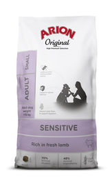 Produktbild von Arion Original Sensitive Adult Small Hundetrockenfutter Lamm Reis Glutenfrei Monoprotein 2 kg - 2 kg