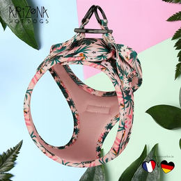 ARIZONA HOT DOGS Hundegeschirr Step-In Neopren Tropicool Rosa S – Bild 1 von 7