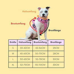 Produktbild von Arizona Hotdogs Comfy Griffgeschirr Y-Geschirr aus Neopren mit 1,5 m Leine für Hunde Grün Größe L