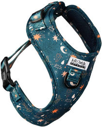 Arizona Hotdogs Hundegeschirr Moonlight Blau mit Sternen Größe S für kleine Hunde aus Neopren – Bild 1 von 5
