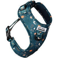 Produktbild von Arizona Hotdogs Hundegeschirr Moonlight Blau mit Sternen Größe S für kleine Hunde aus Neopren