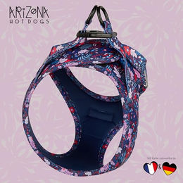 Arizona Hotdogs Hundegeschirr Step-In Neopren Violala Lila Bunt Größe S – Bild 1 von 2