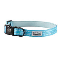 Produktbild von Arizona Hotdogs Hundehalsband Bubble Gum Blau aus Nylon und Neopren Größe M wasserabweisend