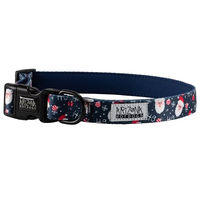 Produktbild von Arizona Hotdogs Hundehalsband Hohoho Weihnachten aus Nylon mit Neopren Größe S Blau