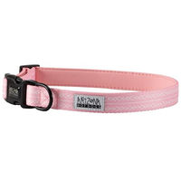 Produktbild von Arizona Hotdogs Hundehalsband Marshmallow Rosa aus Nylon und Neopren Größe L wasserabweisend