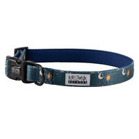 Produktbild von Arizona Hotdogs Hundehalsband Moonlight Dunkelblau aus Nylon und Neopren Größe S - 1 Stk.