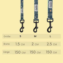 Produktbild von Arizona Hotdogs Hundeleine aus Nylon in Blau Größe M - 1,5 m