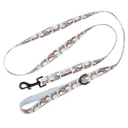 Arizona Hotdogs Hundeleine aus Nylon mit Neoprenpolsterung Coconut Kokosnuss-Muster Hellblau 1,5m Größe S - 1,5 m – Bild 1 von 2