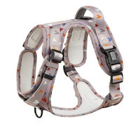 Produktbild von Arizona Hotdogs Sweet Love Hunde-Griffgeschirr aus Neopren Y-Geschirr Taupe Grösse M