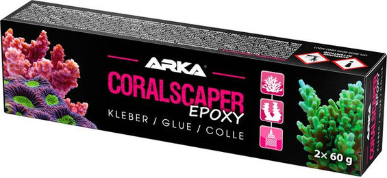 ARKA Coralscaper Epoxy Korallenkleber für Meerwasser und Korallen 2x60 g - 2 x 60 g – Bild 1 von 9