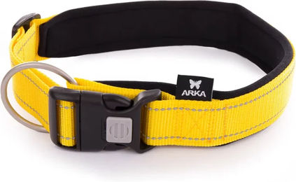 Produktbild von ARKA Haok Hundehalsband aus wasserabweisendem Nylon in Gelb Größe XL