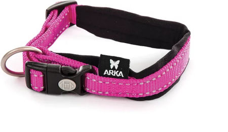 Produktbild von ARKA Haok Hundehalsband aus wasserabweisendem Nylon in Rosa XL