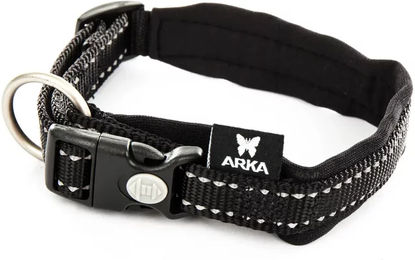 Produktbild von ARKA Hundehalsband aus Nylon verstellbar Schwarz Größe S