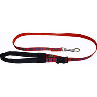 Produktbild von Arka Hundeleine Haok Kilt bunt in Rot aus Gurtband