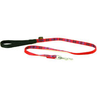 Produktbild von Arka Hundeleine Haok Kilt Rot mit Gurtband 140 cm