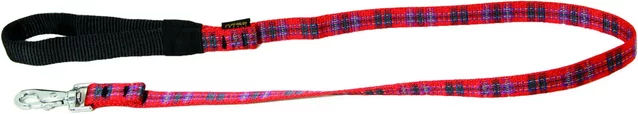 Produktbild von ARKA Hundeleine Plaid aus Polyester in Bunt Rot