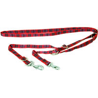 Produktbild von Arka Hundeleine Plaid Rot aus Polyester 220 cm