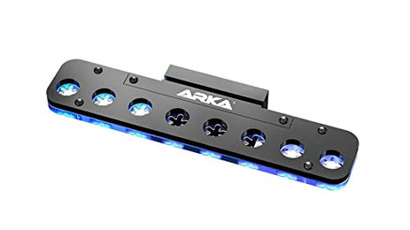 ARKA myREEF Korallen Ablegerhalter mit Magnet für Meerwasseraquarien aus Acryl mit 8 Löchern und Silikonsicherungen - 1 Stk. – Bild 1 von 6