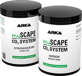 ARKA mySCAPE Bio CO2 Nachfüllset für Süßwasser Aquarien mit 2 x 600 g Komponenten - 2 x 600 g – Bild 1 von 4