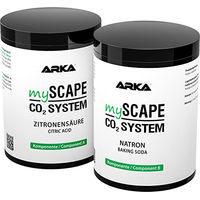 Produktbild von ARKA mySCAPE Bio CO2 Nachfüllset für Süßwasser Aquarien mit 2 x 600 g Komponenten - 2 x 600 g
