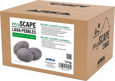 ARKA myScape-Rocks Lava Pebbles Dekosteine für Aquarium und Garnelen 90-120mm 10kg - 10 kg – Bild 1 von 8