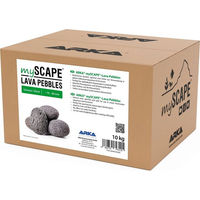 Produktbild von ARKA myScape-Rocks Lava Pebbles schwarze Lavasteine für Aquarium und Garnelen 10kg 70-90mm - 10 kg